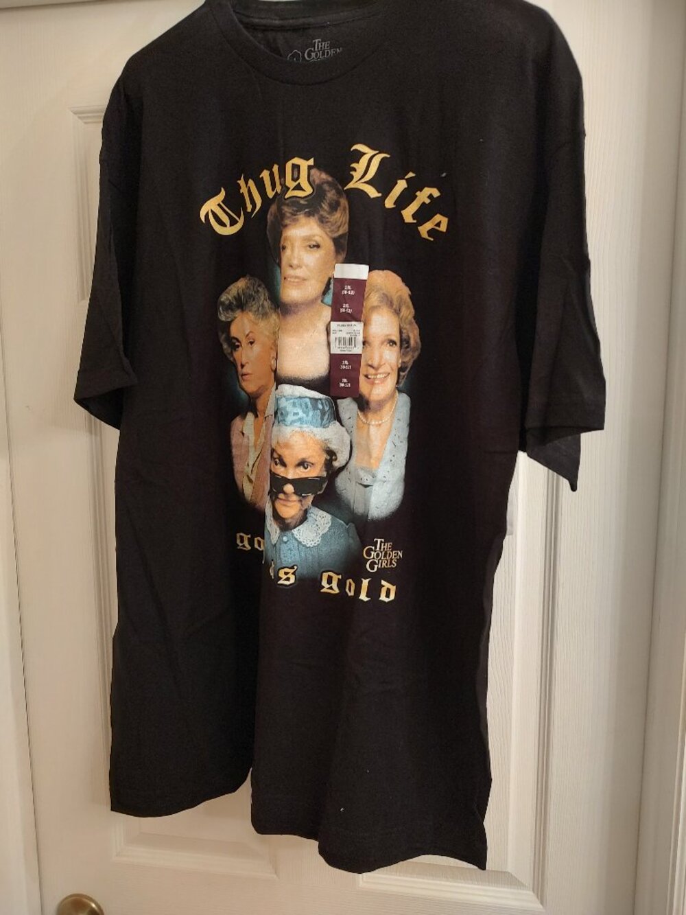 GOLDEN GIRL THUG LIVE T SHIRT 2XL NWT